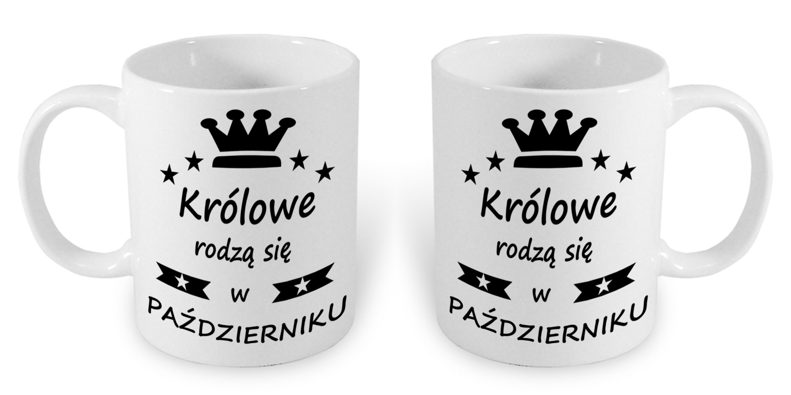 

Duży Kubek 450ml Królowe Rodzą Się W Październiku