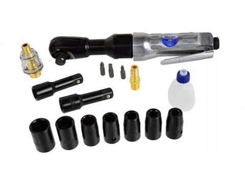 GEKO УДАРНАЯ ПНЕВМАТИЧЕСКАЯ ТРЕЩОТКА + КОЛПАЧКИ 1/2