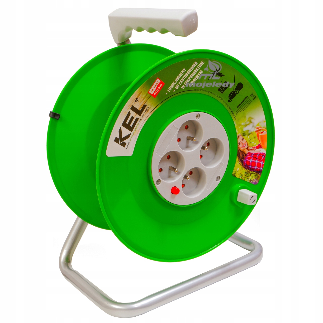 prodlužovací buben 4 zásuvky na prodlužovací kabel 50 m Kel