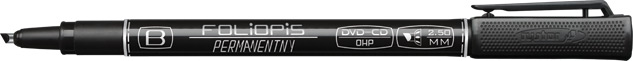 

Foliopis marker 2,5mm CD DVD Rystor FB-25 Czarny