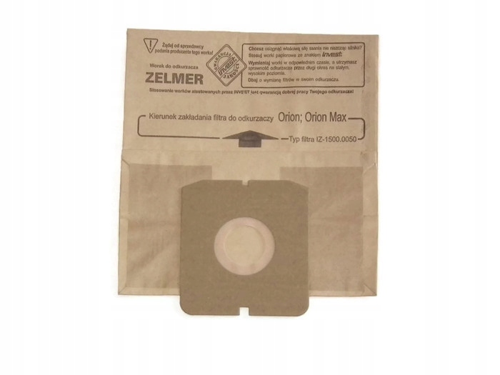 

Worek Zelmer Orion Max Syrius