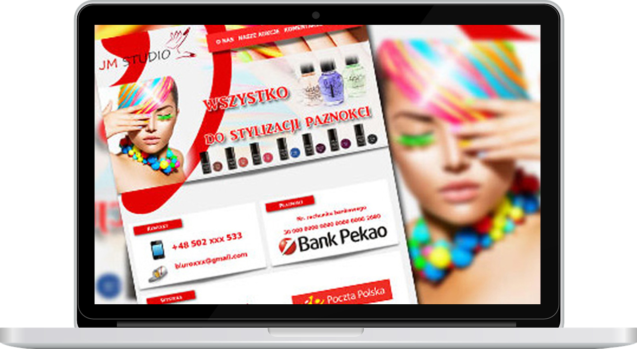 RESPONSYWNY SZABLON AUKCJI eBay +LOGO+FB+PSD Rodzaj szablony