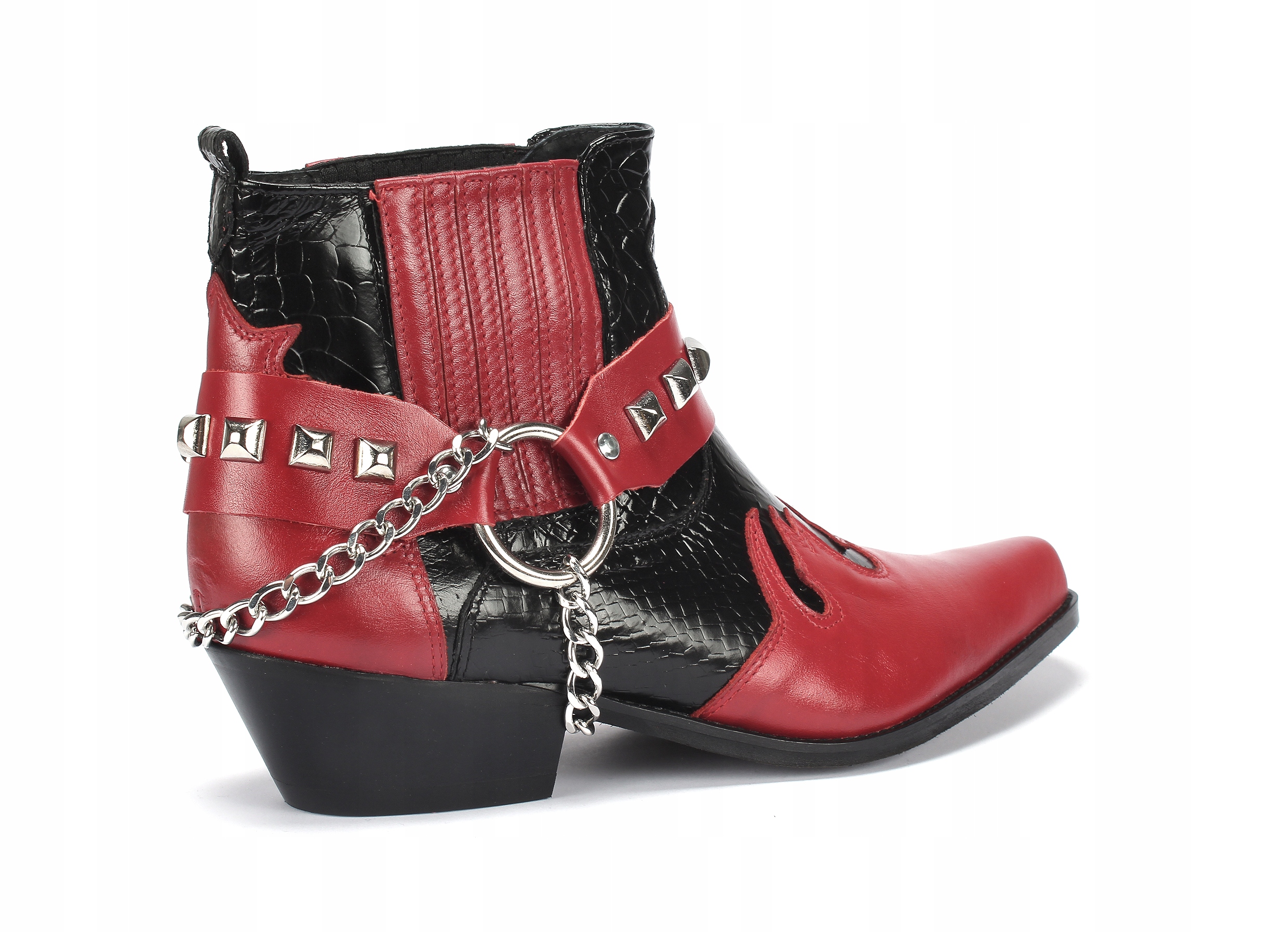 Kowbojki z ćwiekami, model 630 skóra NOWOŚĆ !! Rozmiar 43