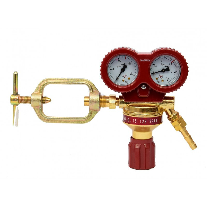 Plynový redukční ventil pro acetylénové lahve, zesílený