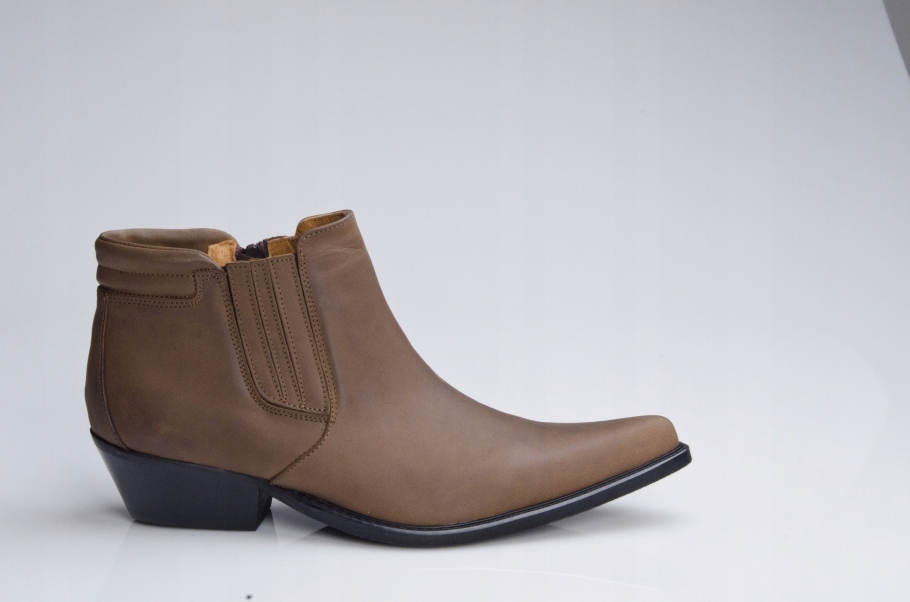 KOWBOJKI model K-620 Skóra roz.39-46 zamek NOWOŚĆ Rozmiar 44