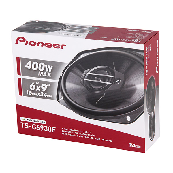 

Pioneer TS-G6930F Głośniki Samochodowe 400W 6x9''