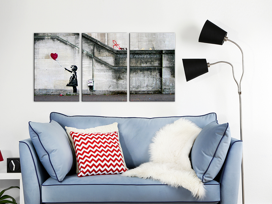 murando OBRAZ BANKSY STREET ART 120x60 020115-9 Marka Murando