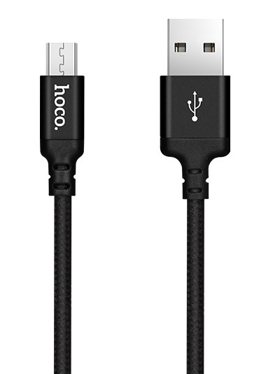

Mocny nylonowy kabel micro Usb 2A 2m hoco x14