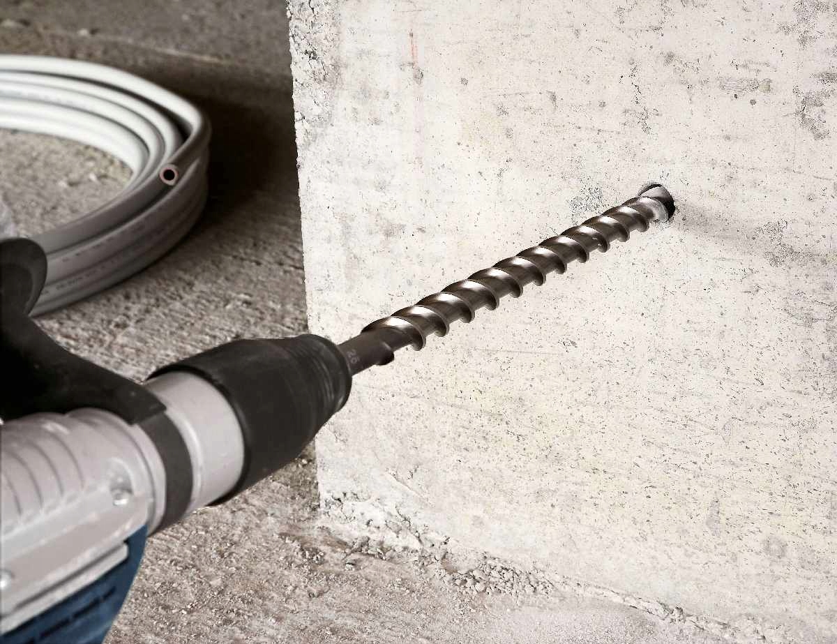 WIERTŁO SDS-MAX Speed-X 38/ 600/ 720mm BOSCH Rodzaj wiertła spiralne