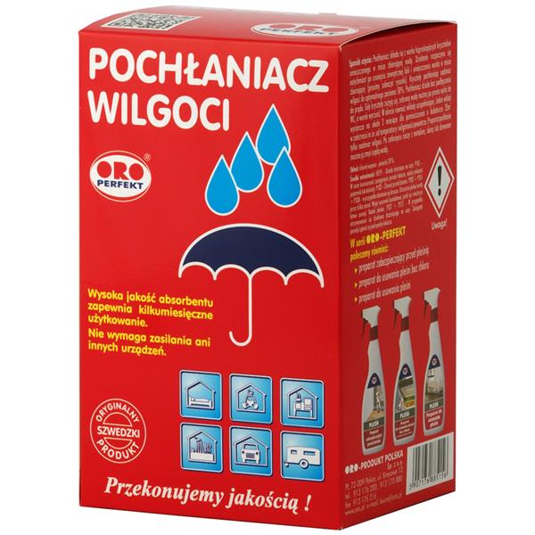 ORO POCHŁANIACZ WILGOCI POJEMNIK+ZAPAS 450 GRAM