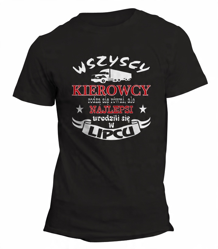 

koszulka Kierowcy Rodzą Się W Lipcu roz.XXL