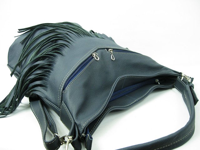 TOREBKA Z FRĘDZLAMI WOREK SKÓRA FRĘDZLE SKÓRZANA Materiał dominujący skóra naturalna