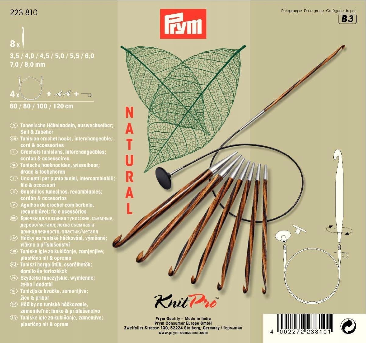 Sada háčkování Prym Knit Pro 223-810 tuniská