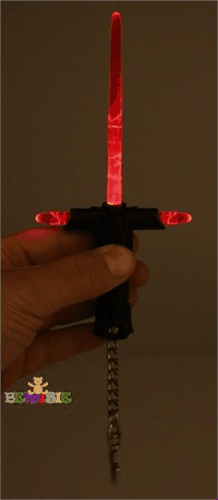 DISNEY MIECZ ŚWIETLNY BRELOCZEK STAR WARS KYLO REN Seria KR-01