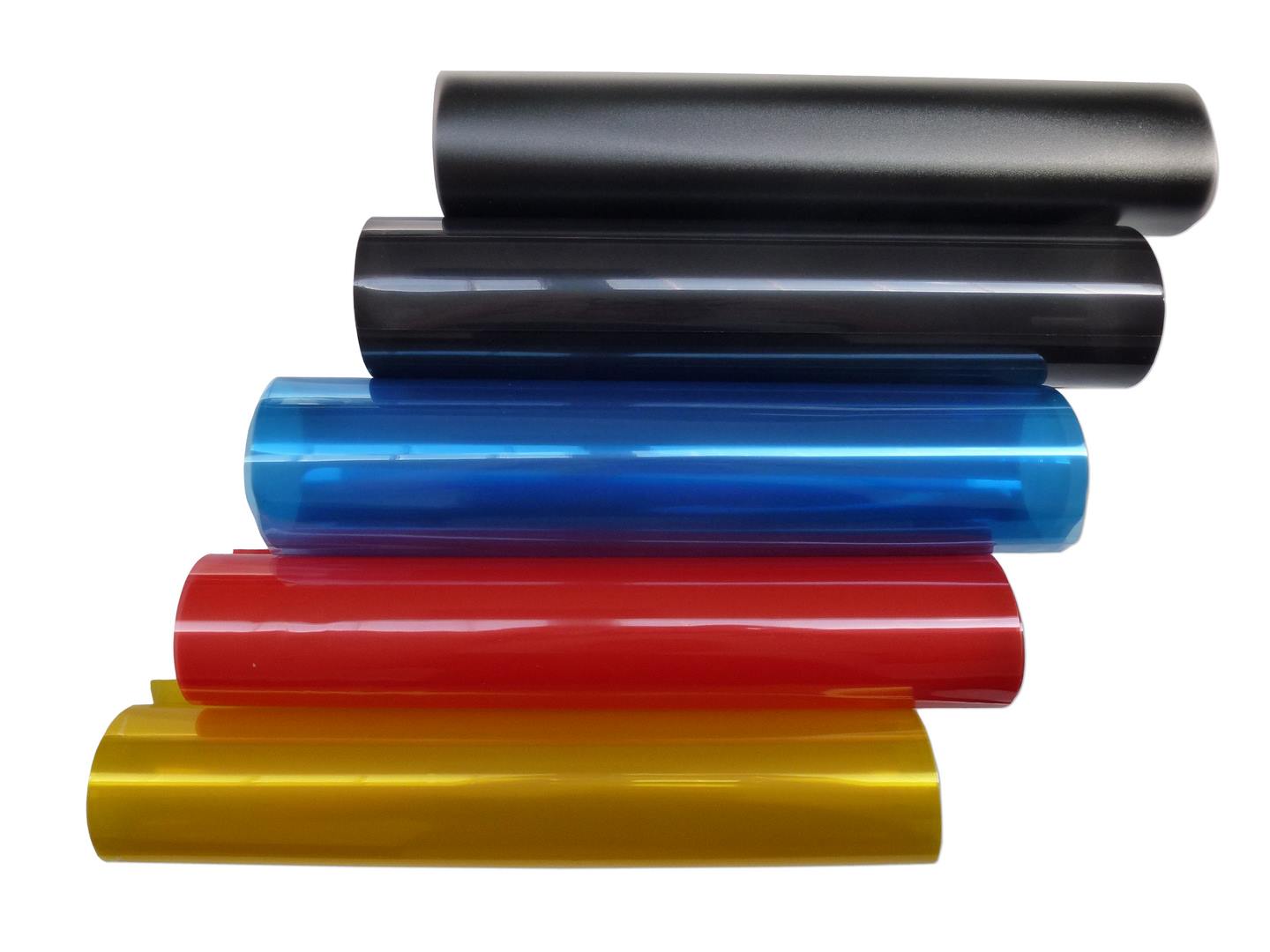 

Folia Na Lampy 30CMx100CM Yellow Red Blue Black