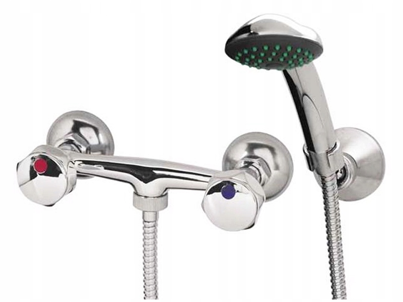 

Bateria Natryskowa Ścienna Chrom Diamond Eko Retro