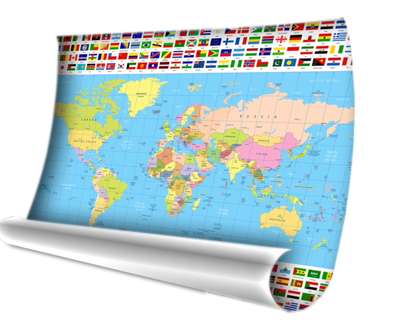 КАРТА МИРА стены наклейка на стену ПЛАКАТ