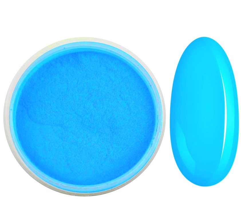 

Akryl Kolorowy Efekt Dymku Smoke Nail Neony Blue