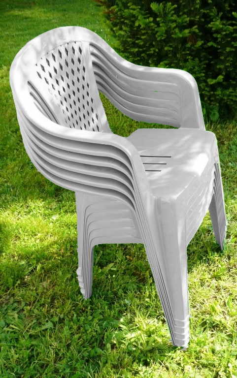 STÓŁ KRZESŁA SZARY MEBLE OGRODOWE 8+1 PARASOL Linia SZ1