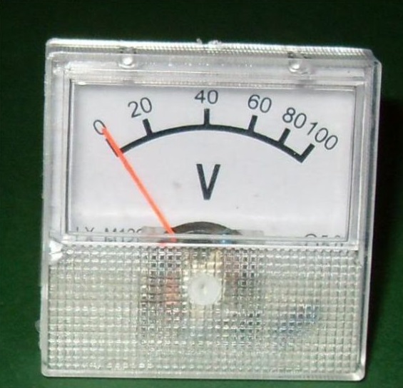 MINI VOLTOMIERZ woltomierz 100V 40x40mm FV (1451) Marka Planeta