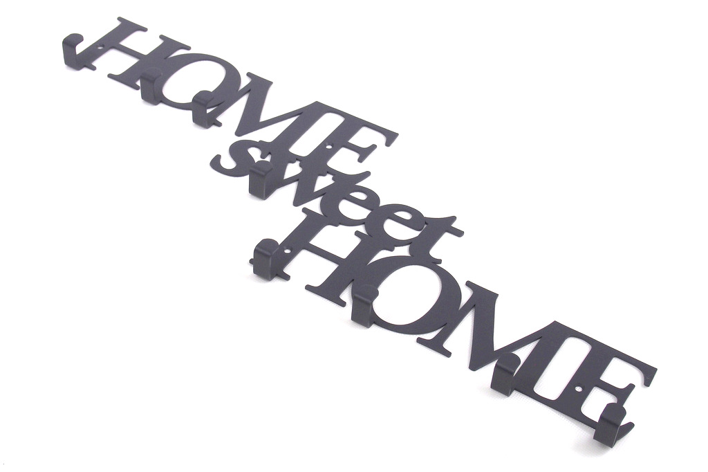 Nástěnný věšák na oblečení a klíče Home Sweet Home