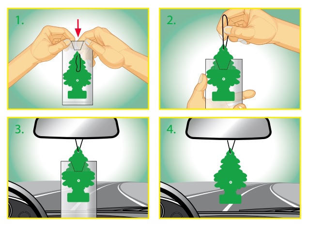 WUNDER BAUM ZAPACH CHOINKA DAISY CHAIN STOKROTKI Rodzaj zawieszki