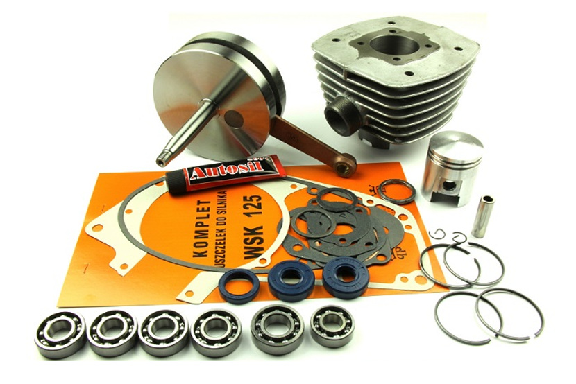 ЛИТОЙ ЖЕЛЕЗНЫЙ ЦИЛИНДР BEARING SHAFT-WSK 125 SET