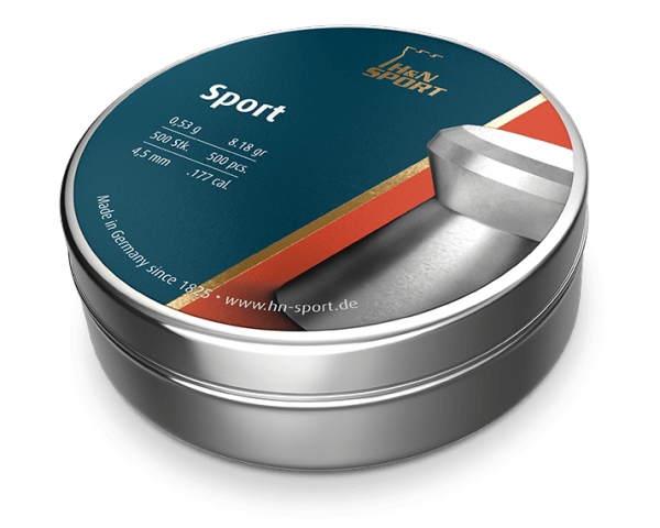 

Śrut H&n Diabolo Sport Glatt płaski 4,5mm
