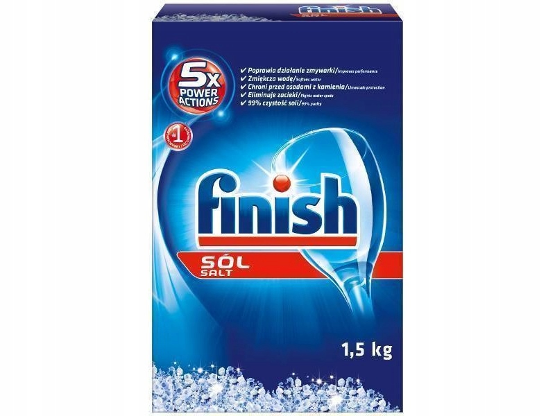 Soľ do umývačky riadu FINISH 1.5kg