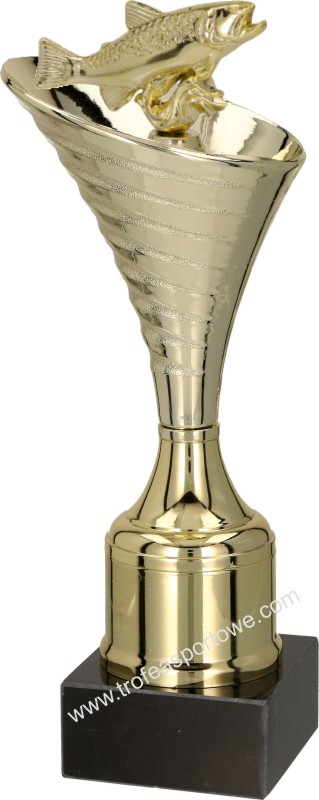 

Puchar Rybacki Wędkarski Z Figurką 22cm grawer