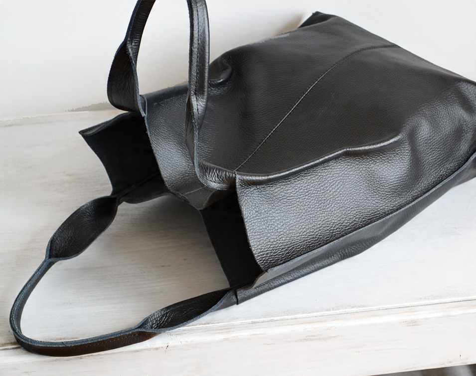 

Torebka Skórzana Shopper Bag 100% Skóra Naturalna