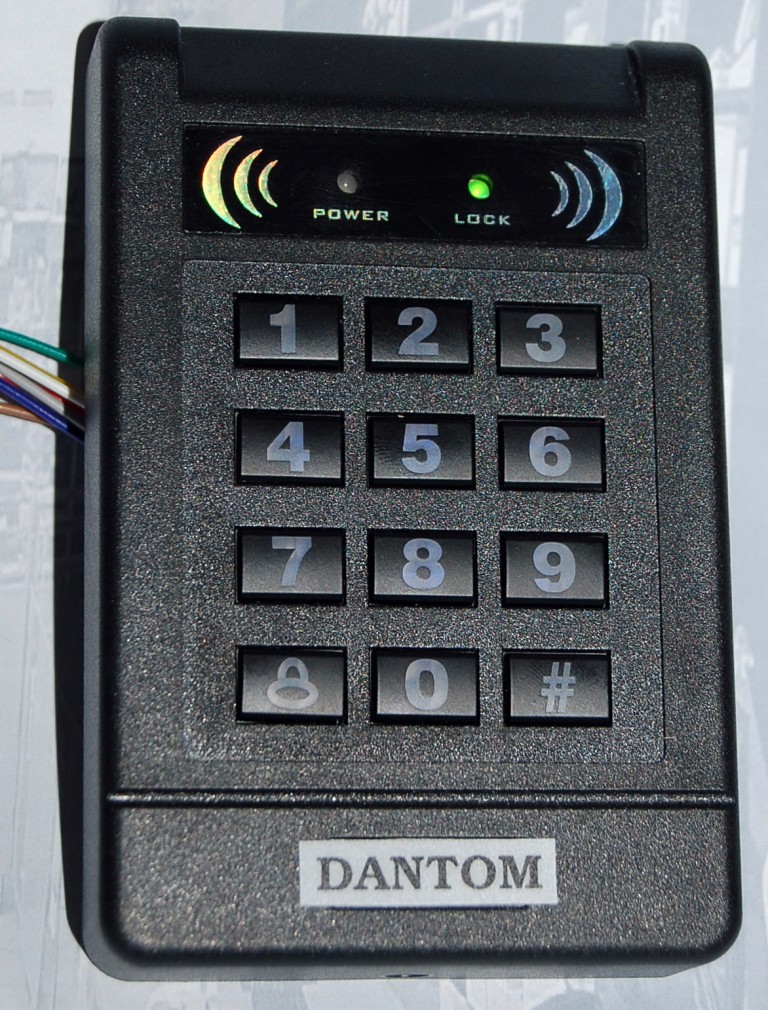 SZYFRATOR + CZYTNIK KART WEWNĘTRZNY DOMOFON ZAMEK EAN (GTIN) 5905496920021