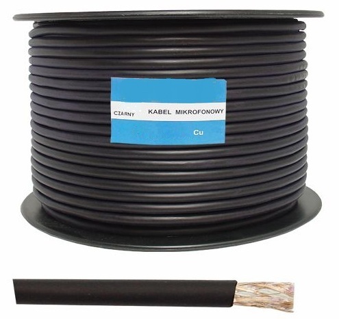 

Przewód kabel mikrofonowy Stereo 6mm 2 żyły (0531)
