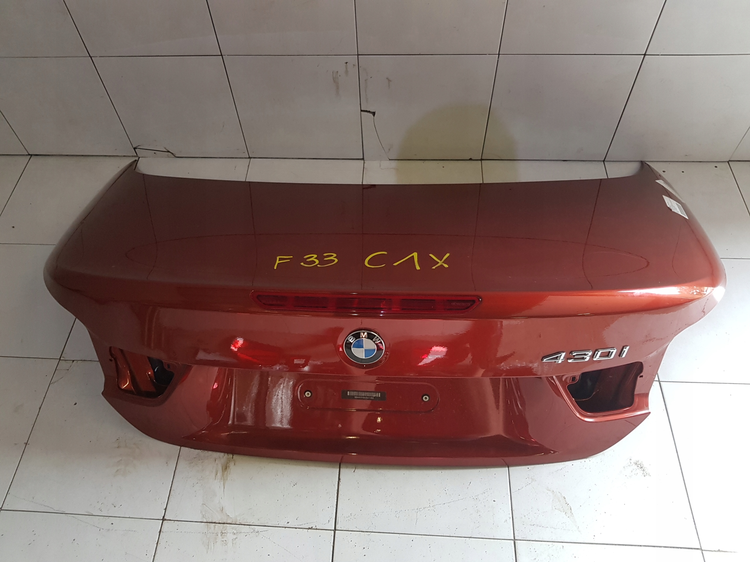 KLAPA TYŁ TYLNA BMW 4 F33 KOLOR C1X