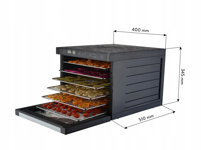 Пищевой дегидратор DEHYDRATOR ZYLE EXPRESS 1000W Мощность 1000Вт