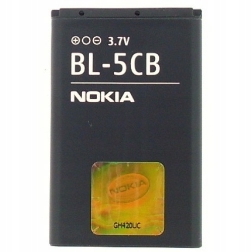 

Oryginalna Bateria Nokia BL-5CB * C1-01 C1-02 1616