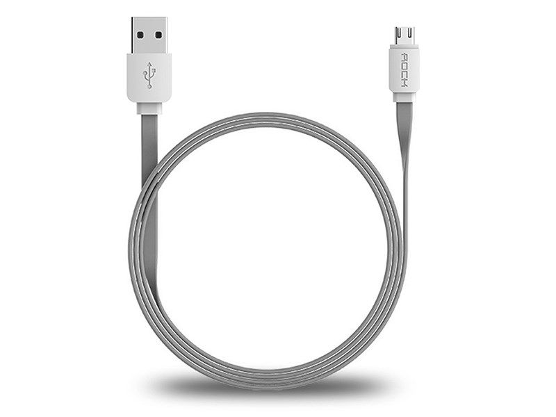 

Rock Micro Usb 2m Kabel microUSB 2m płaski