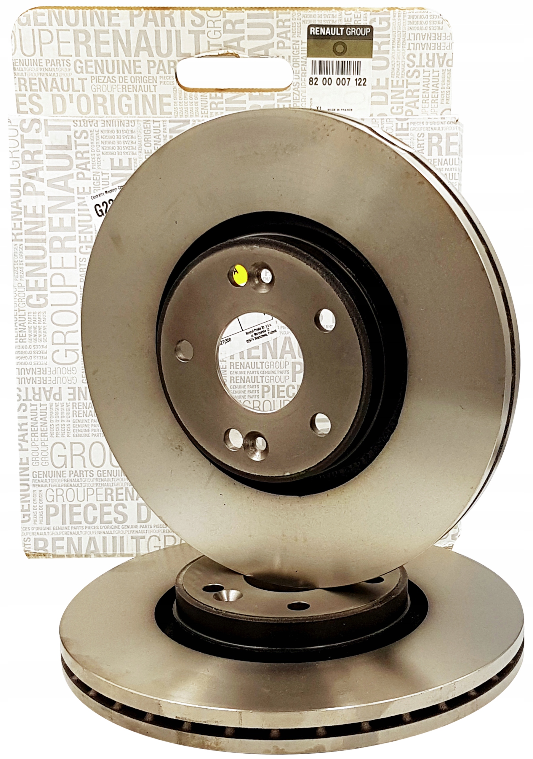 8200007122 - RENAULT LAGUNA II 1.8 16V ДИСКИ СПЕРЕДУ ОРИГІНАЛ