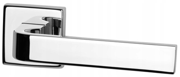 Kľučka Lambo Q na štvorcovej rozete, chróm Vds