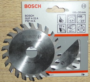 

Bosch frez tarczowy 105 mm 22 zęby do Guf Psf Gsf