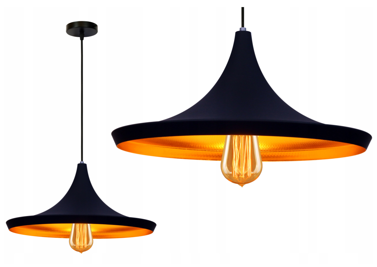 

Lampa Wisząca Retro & Loft E27 Led Edison Gold