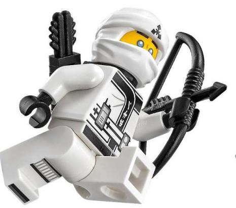 

Lego Ninjago @@@ Zane + Broń @@@ figurka z 70618