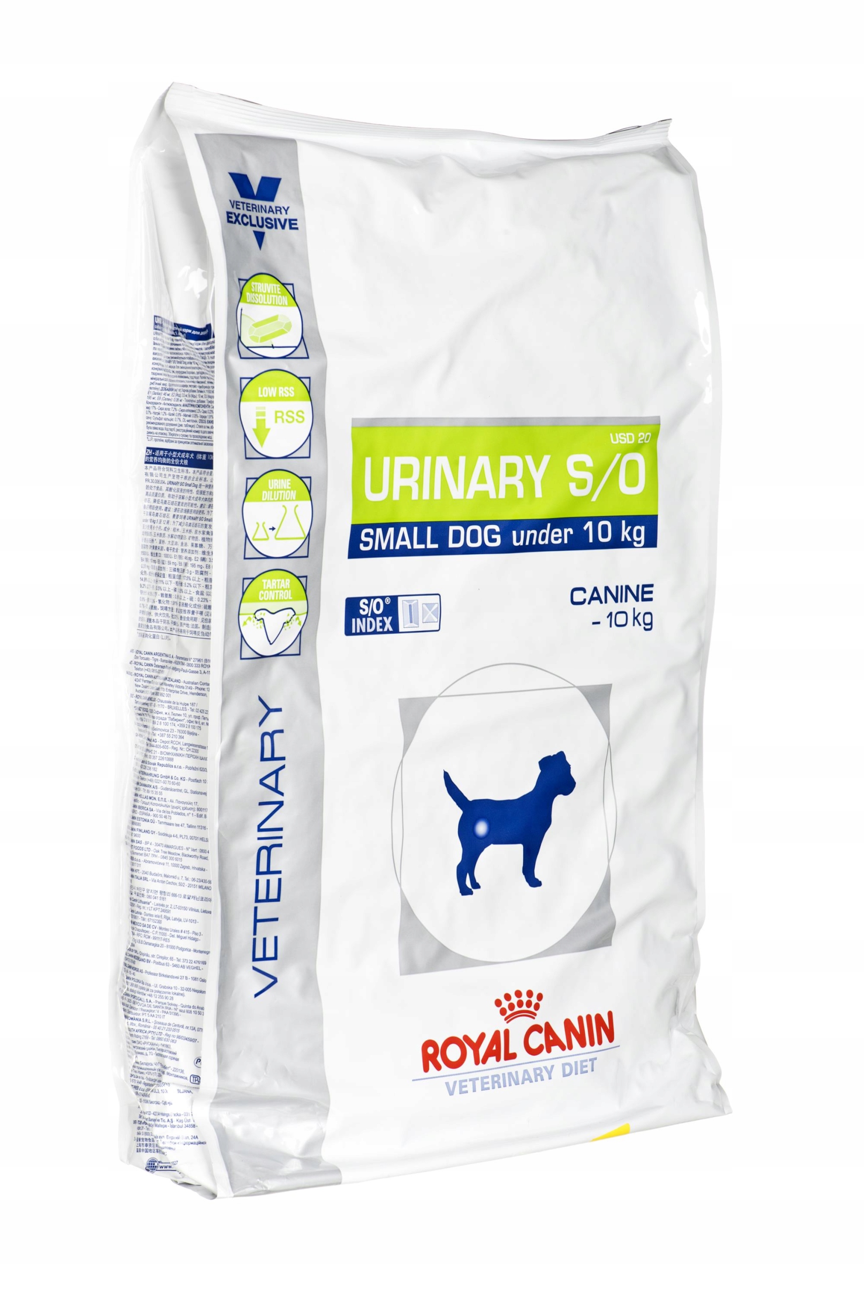 Royal canin urinary small hotsell dog 8kg