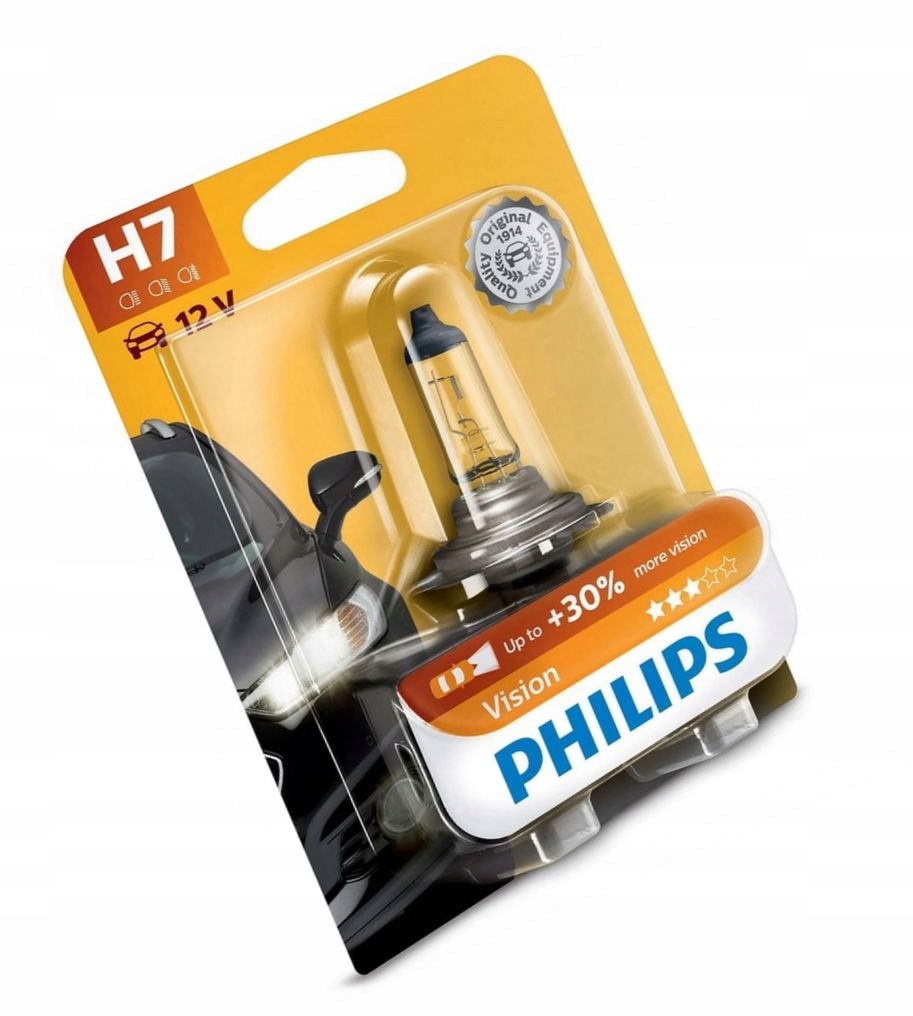 

Żarówka Philips Vision Premium +30% H7 12V 60/55W