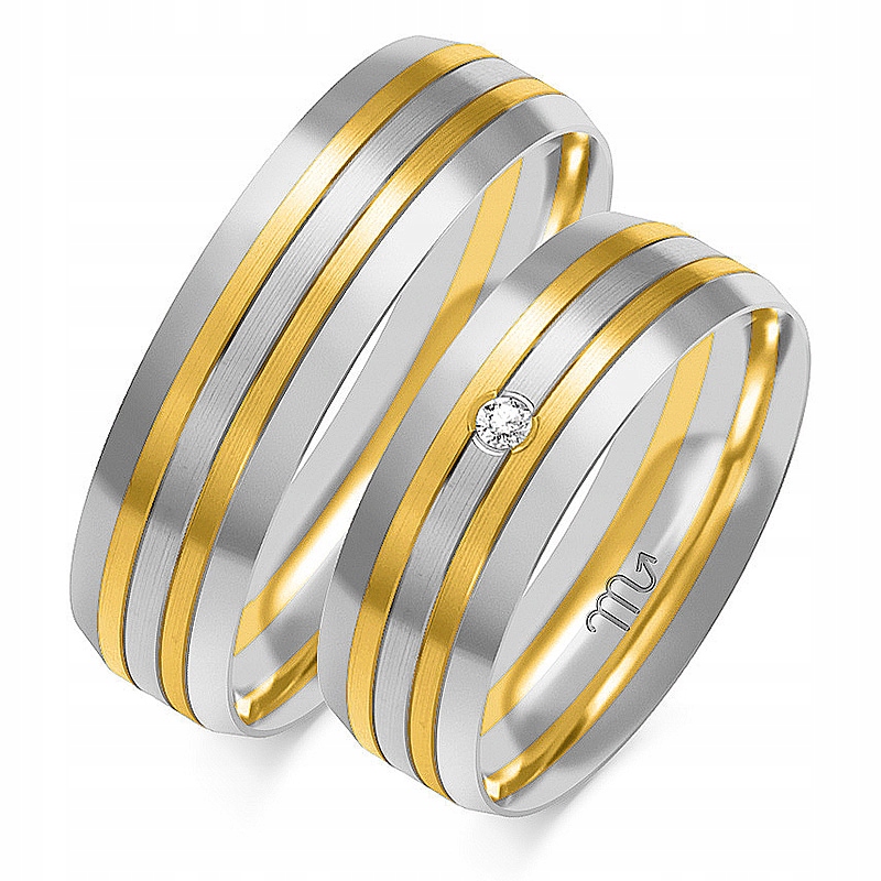 Zlaté Prsteny 14K 6mm Zirkon id OE-74