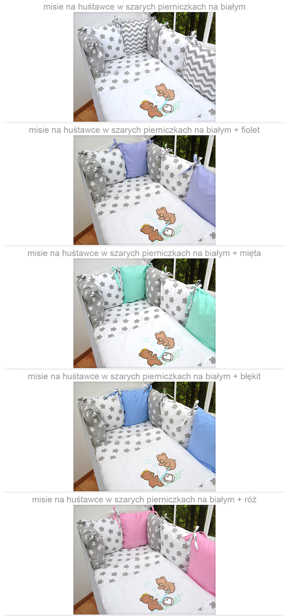 HAFTY POŚCIEL modułowa 14el DARLAND Długość poszwy 120 cm