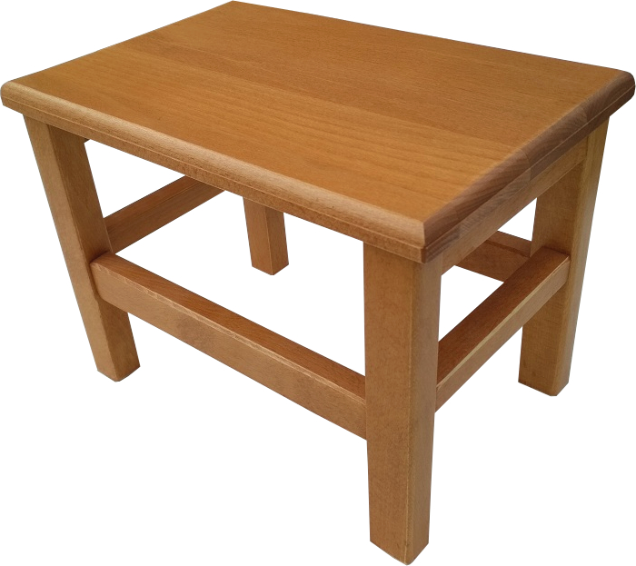 TABORET STOŁEK DREWNIANY BUKOWY RYCZKA - KRZESEŁKO Kolor mebla Buk jasny