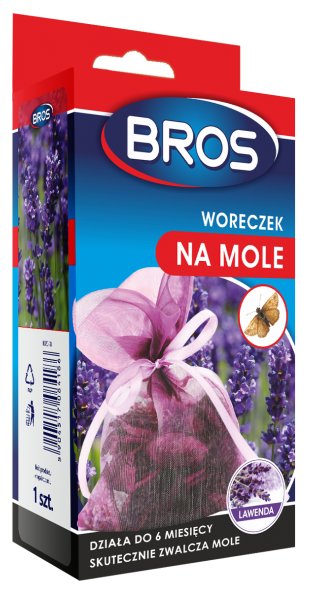 

Bros Lawendowy Woreczek Na Mole Odzieżowe