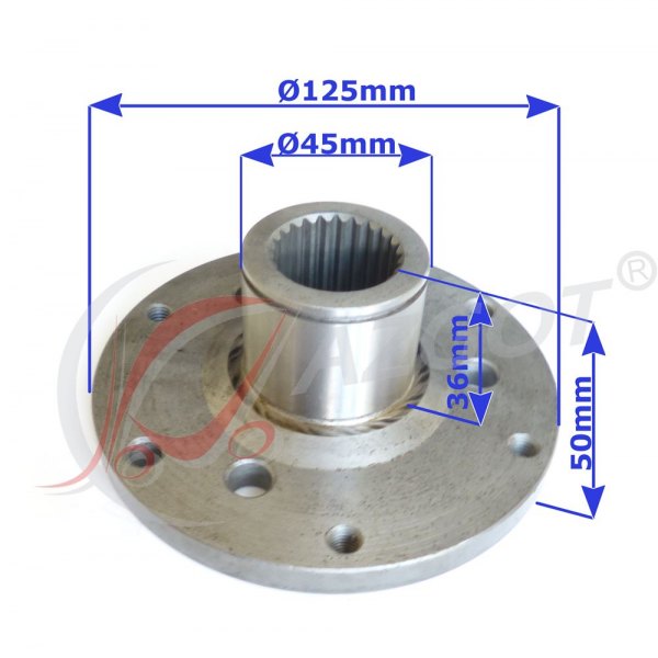FLANSZA SPRZEGLO NAPEDU POMPY WOZEK BULGAR DV 1661 Part number 169224