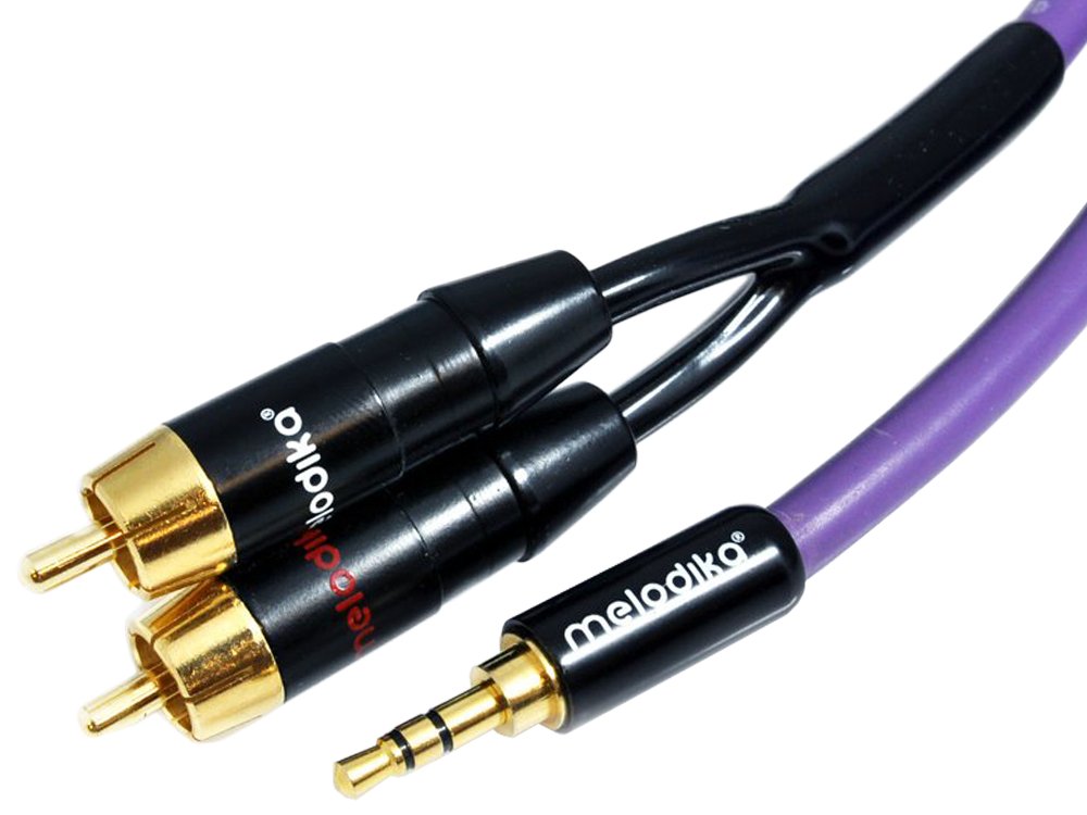 

Kabel Jack 3.5 - 2RCA Cinch Melodika MDMJ2R80 8m